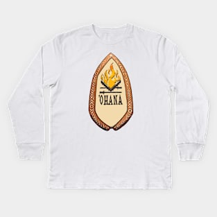 Ohana Restaurant Sign Kids Long Sleeve T-Shirt